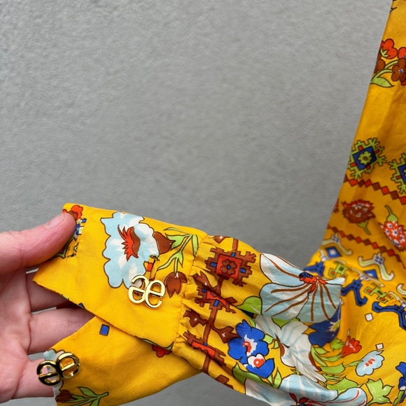 Vintage silk boho chic blouse - Picture 10 of 10